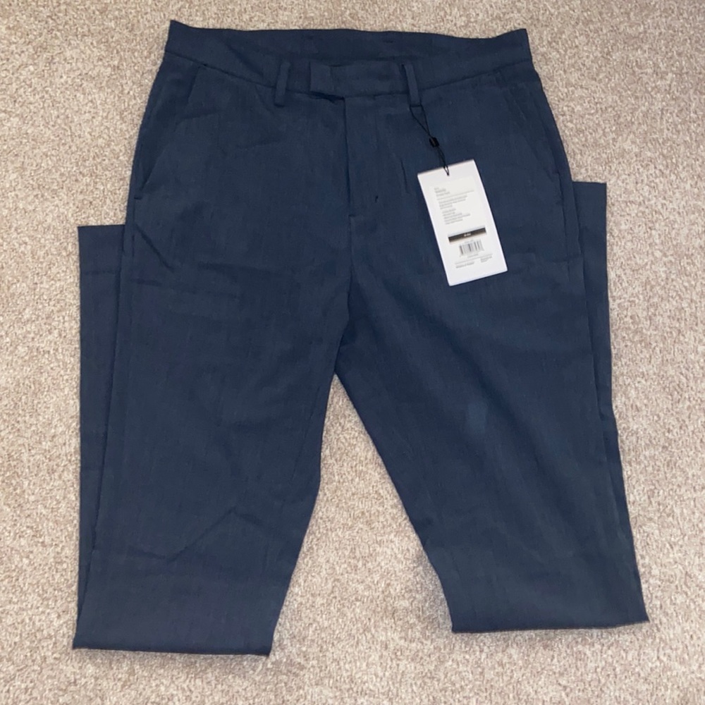 Ministry of Supply Velocity Dress Pant Heather Blue 30 Slim